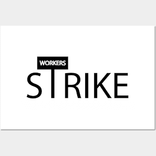 Workers strike artistic design Posters and Art